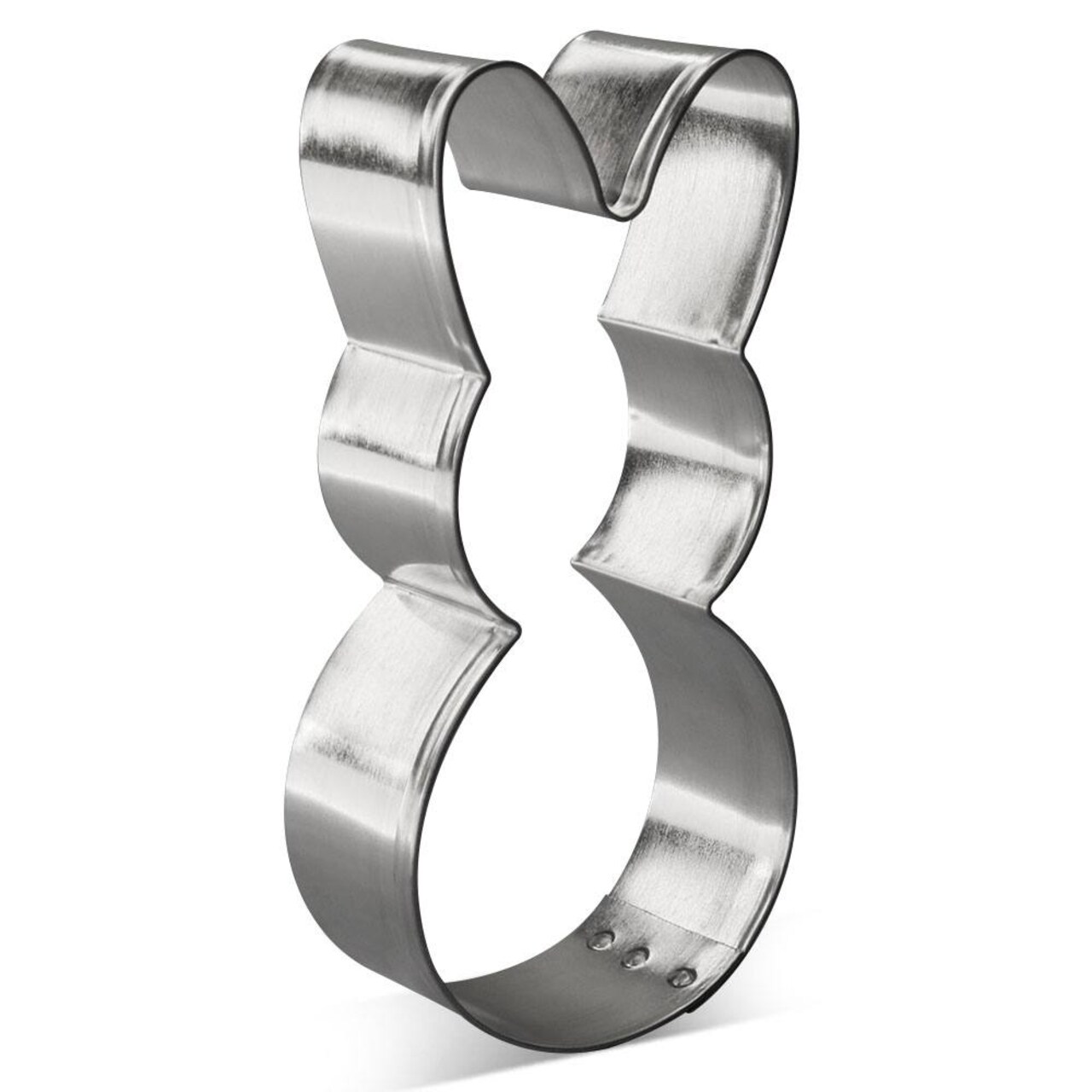 Easter Bunny Body Cookie Cutter 4.25 in B1554, CookieCutter.com, Tin Plated Steel, Handmade in the USA